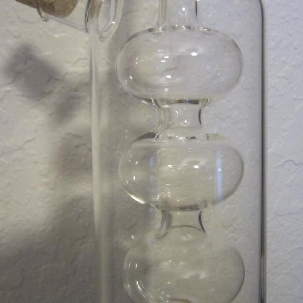 Lily's Home Glass Oil and Vinegar Cruet Dispenser with Cork Base--NIB - Picture 6 of 10